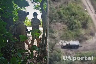 Пограничники эффектно ликвидировали захватчиков под Бахмутом из минометов (видео)