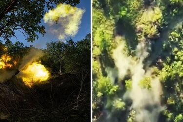 Під Бахмутом прикордонники підірвали бліндаж з росіянами (відео)