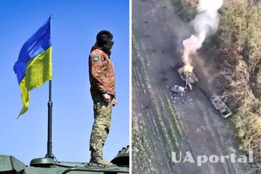 Українські військові ефектно знищили два танки та БМП окупантів (відео)