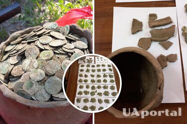 In Romania, metal detectors found a treasure with medieval coins in the forest (photo)