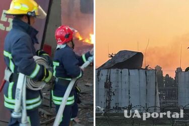 Росіяни здійснили чергову атаку на Одещину: зруйновано порт з зерном (фото, відео)
