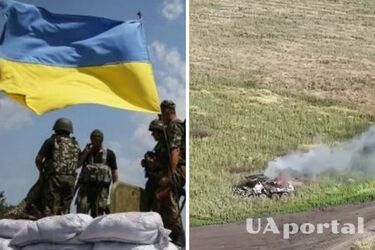 ВСУ ликвидировали российский БТР дроном-камикадзе (эффектное видео)