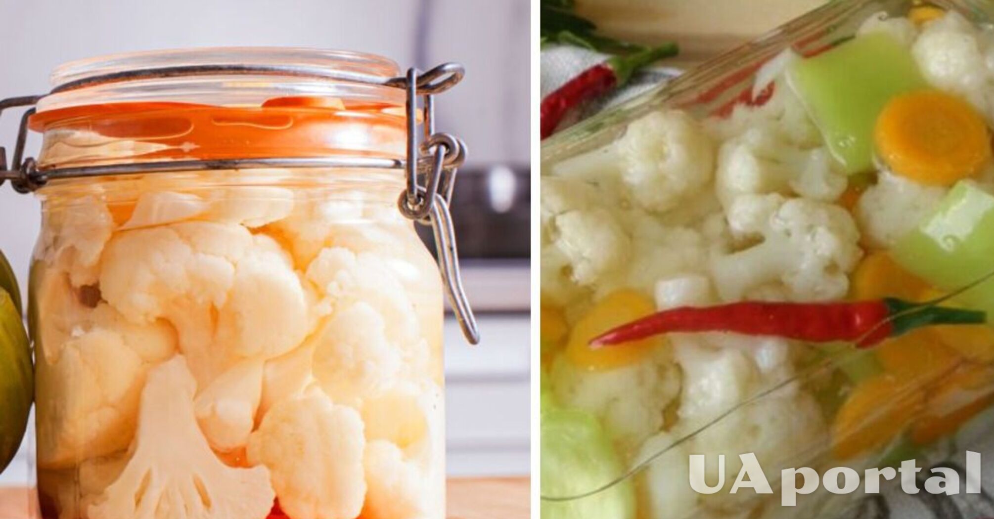 Капуста в быстром маринаде острая