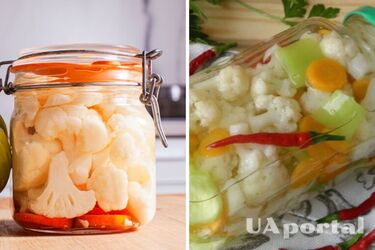 Рецепт цвітної капусти у гостро-солодкому маринаді