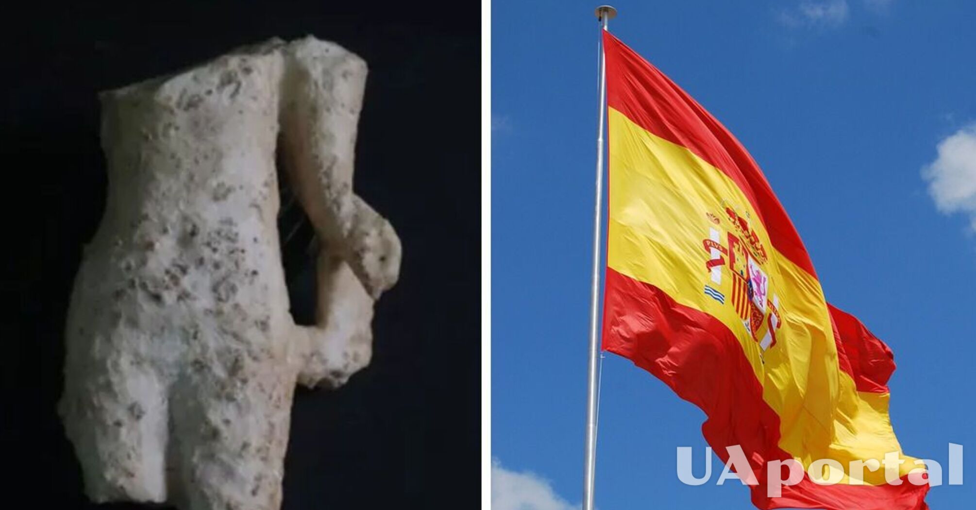 An 1800-year-old marble statue of a nymph was discovered during excavations in Spain (photo)