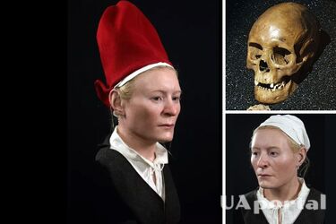 Scientists were able to recreate the image of a person whose skeleton was found on a shipwreck 400 years ago (photo)
