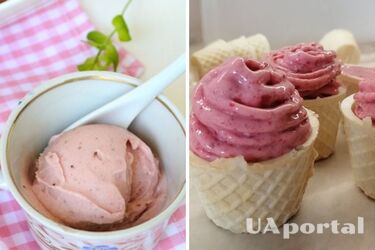 Homemade banana and strawberry ice cream recipe in 5 minutes