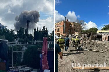 На видео попал момент 'прилета' ракеты по Таганрогу