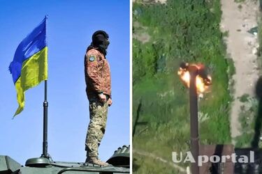 'Черные запорожцы' эффектно сбили камеру и антенну на пункте наблюдения оккупантов (видео)