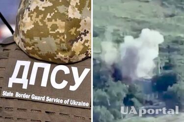'Безапеляційний вирок': прикордонники показали знищення групи окупантів артилеристами (відео)