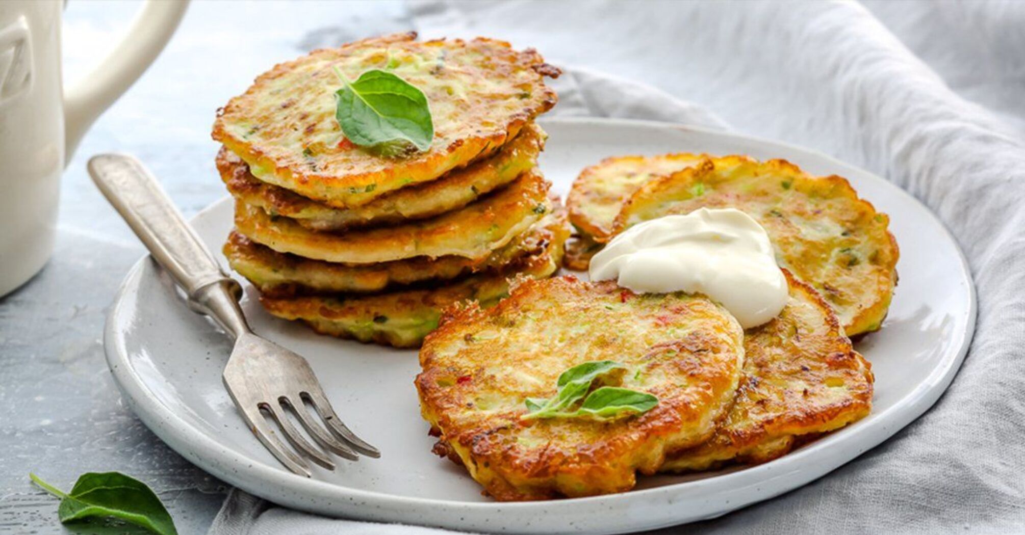 Оладьи из кабачков и геркулеса