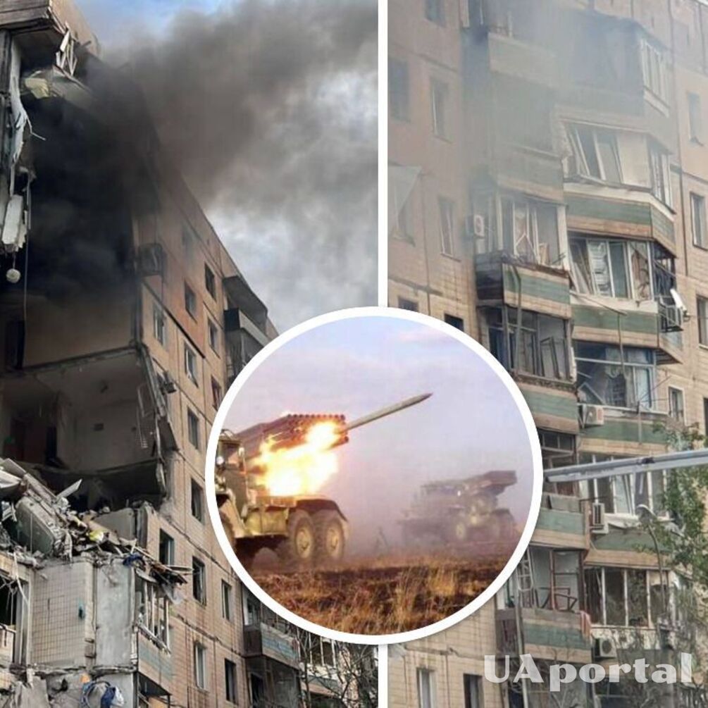 Russians attacked a high-rise building in Kryvyi Rih with ballistic missiles and shelled Kherson with Grad rockets, there are victims (photos and video)