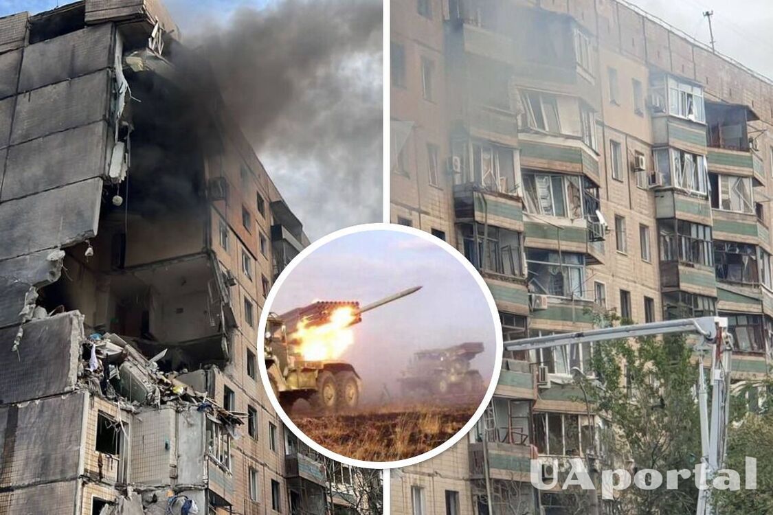 росіяни атакували багатоповерхівку у Кривому Розі 'балістикою' та обстріляли з 'Градів' Херсон, є жертви (фото та відео)