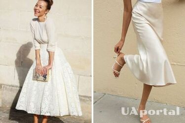 The most trendy look of the summer: what to wear with a white maxi skirt