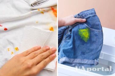 Чотири ефективні способи виведення плям від фарби з одягу