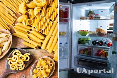 Why put raw pasta in the refrigerator