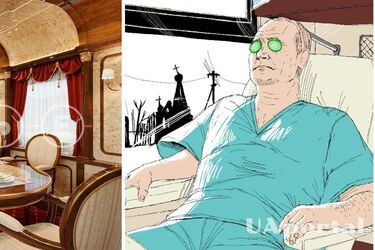 Хамам, спортзала та кінотеатр: з'явилися фото з бронепоїзда путіна за 6,8 млрд