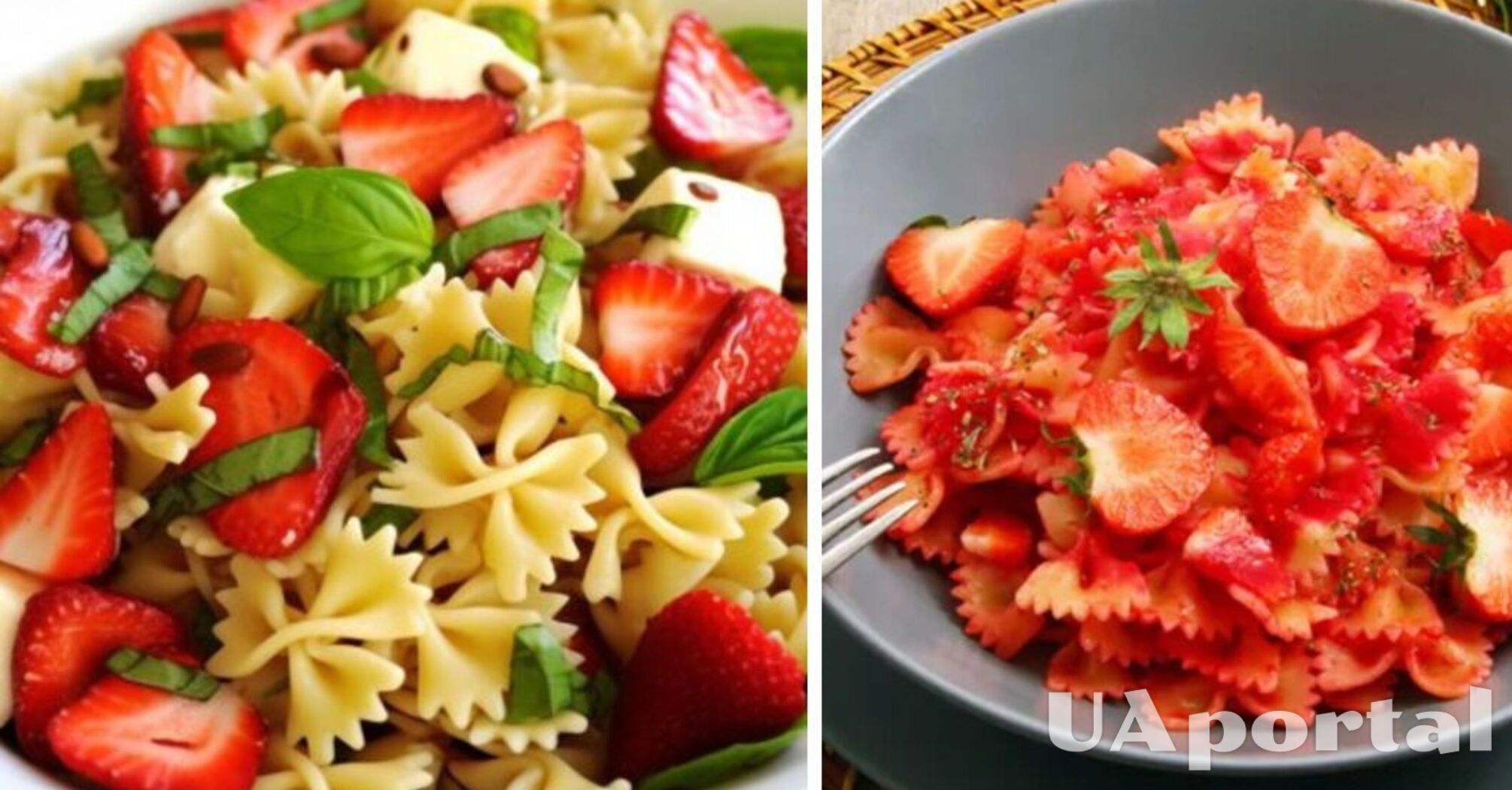 An alternative to lazy dumplings: a recipe for sweet pasta with strawberries in 15 minutes