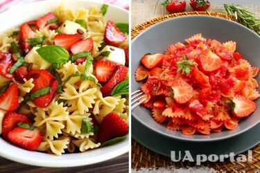 An alternative to lazy dumplings: a recipe for sweet pasta with strawberries in 15 minutes