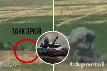 Бійці 3-ї штурмової поблизу Бахмуту точним пострілом з NLAW та Javelin знищили Т-80 ворога (вибухове відео)