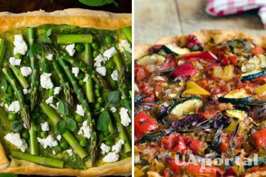 A low-calorie tart with young vegetables: the perfect summer dinner option