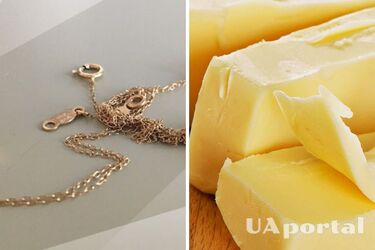 How to quickly untangle a chain: a life hack with oil