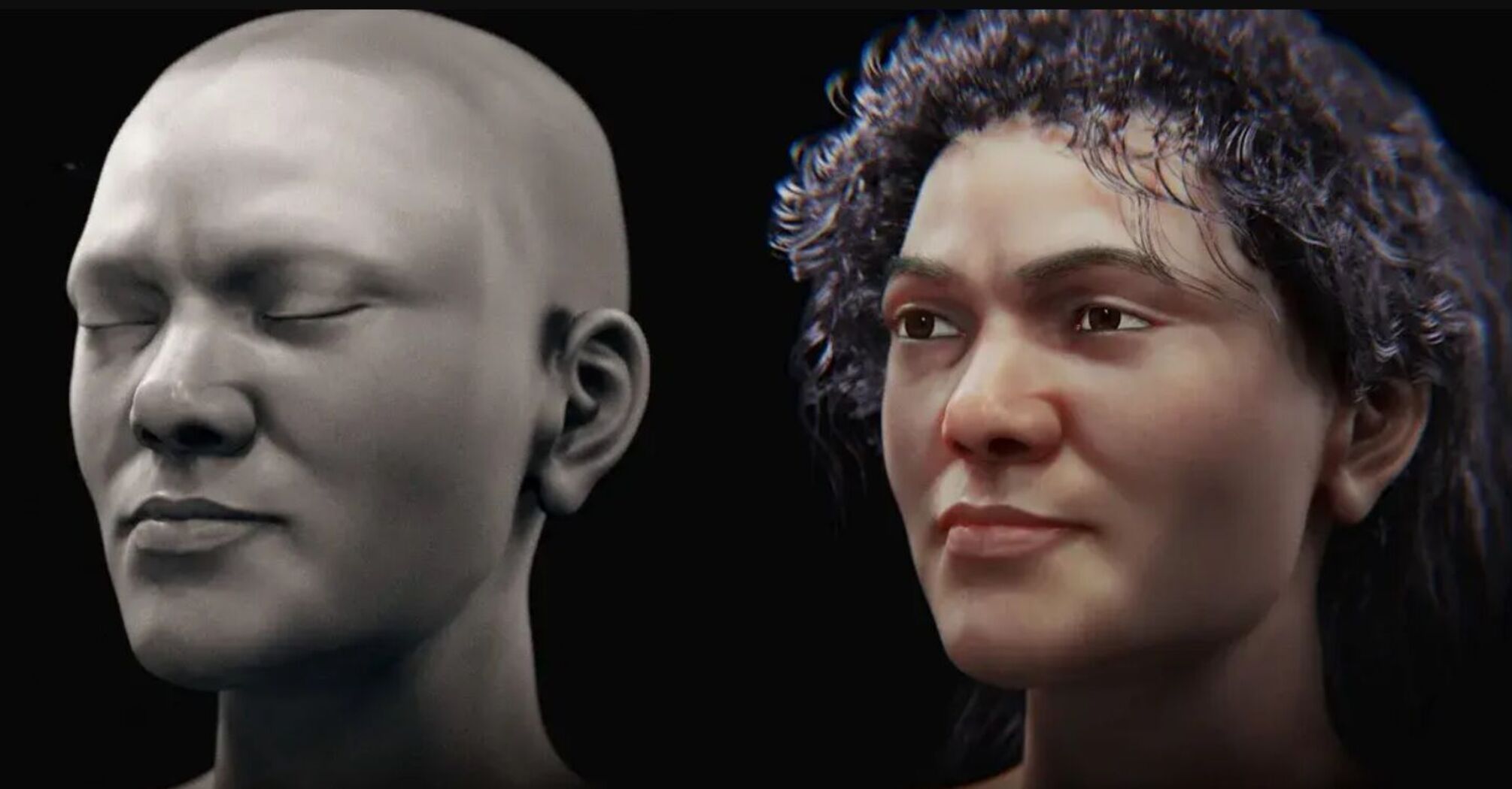 Ученые реконструировали лицо женщины, жившей 45 000 лет назад (фото)