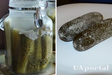 Can I eat pickled cucumbers with a white coating