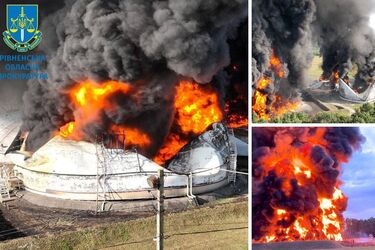 Російські військові обстріляли Рівненську область ударними дронами та підірвали нафтобазу
