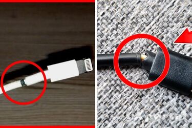 How to repair the smartphone charging wire