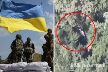 В Луганской области ВСУ уничтожили БМП оккупантов беспилотником (эффектное видео)