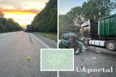 В Винницкой области легковушка врезалась в грузовик с полуприцепом: есть жертва (фото)