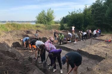 Археологи откопали на Ривненщине старинную шпильку и бусину (фото)