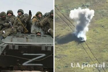 БМП оккупантов эффектно взорвалась на мине на Бахмутском направлении (видео)