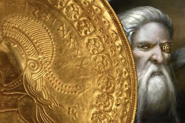 Golden 'disc of god' from the 5th century AD found in Denmark