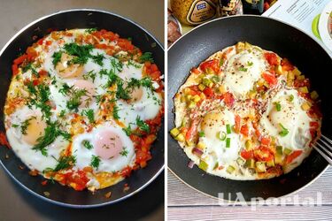 How to make an omelet with zucchini