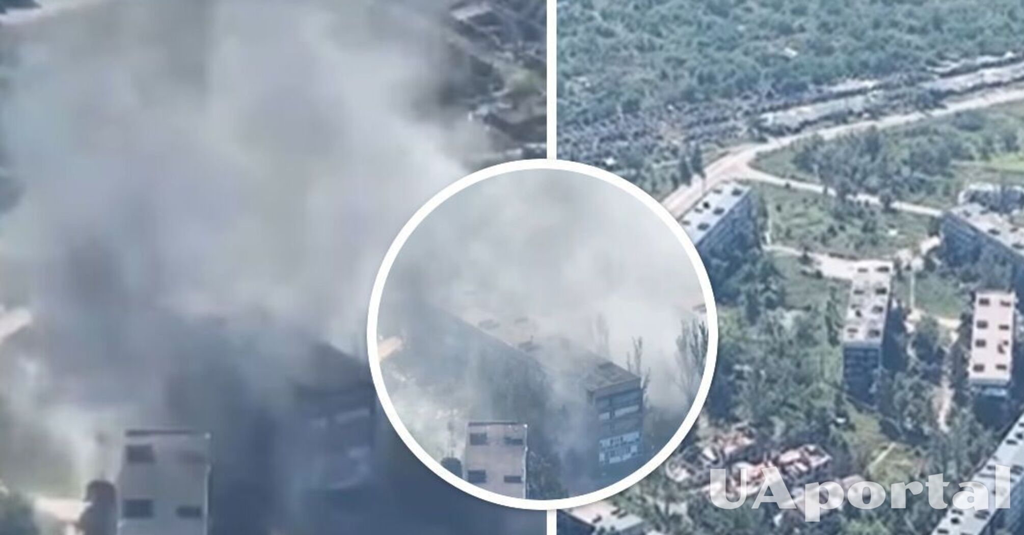 Бойцы 30 ОМБр показали эффектное видео уничтожения авиационной бомбой КП оккупантов