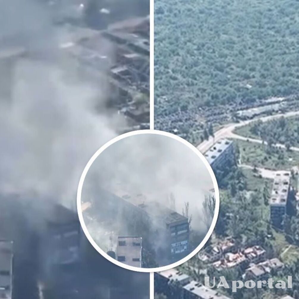 Бійці 30 ОМБр показали ефектне відео знищення авіаційною бомбою КП окупантів