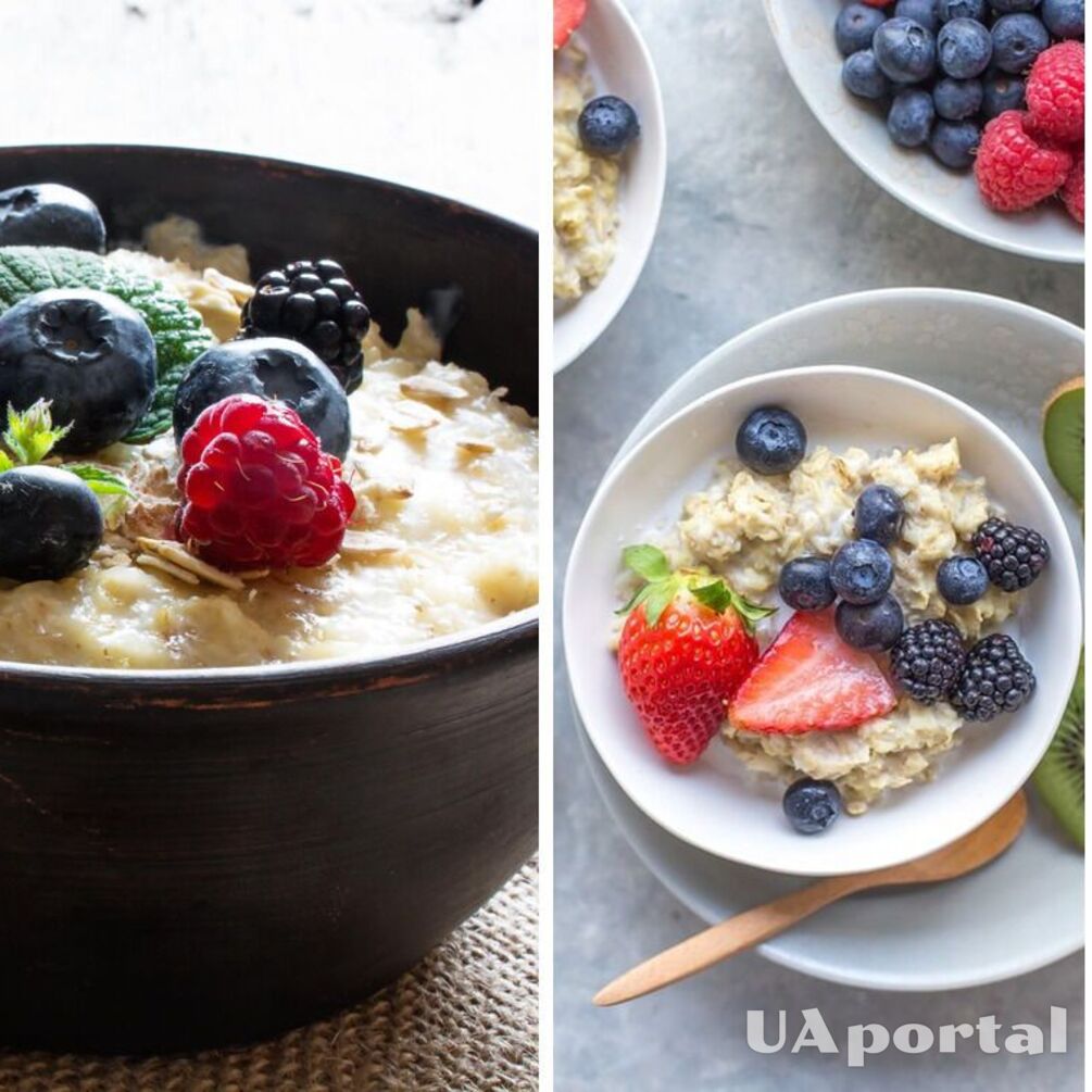 How to cook quick oatmeal with fresh berries for breakfast: a simple recipe