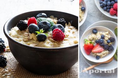 Як зробити вівсянку зі свіжими ягодами
