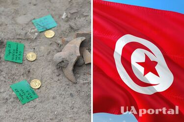 Five gold coins 2300 years old and remains of babies discovered in Tunisia at ancient cemetery (photo)