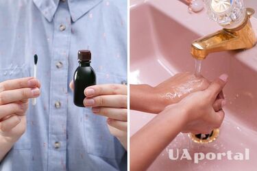 Как отмыть следы йода и зелени из кожи