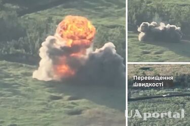 'Відірвало башту': бійці 28 ОМБр влучним пострілом зупинили танк окупантів, що 'порушив ПДР' (відео)