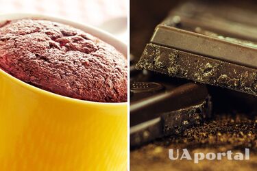 Шоколадний торт у чашці можна приготувати всього за 4 хвилини: неочікуваний рецепт