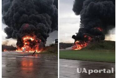 З'явилися фото знищеного бомбардувальника Ту-22М3 на аеродромі 'Сольци', який запускав ракети по Україні