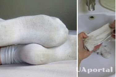 How to whiten socks: a simple life hack