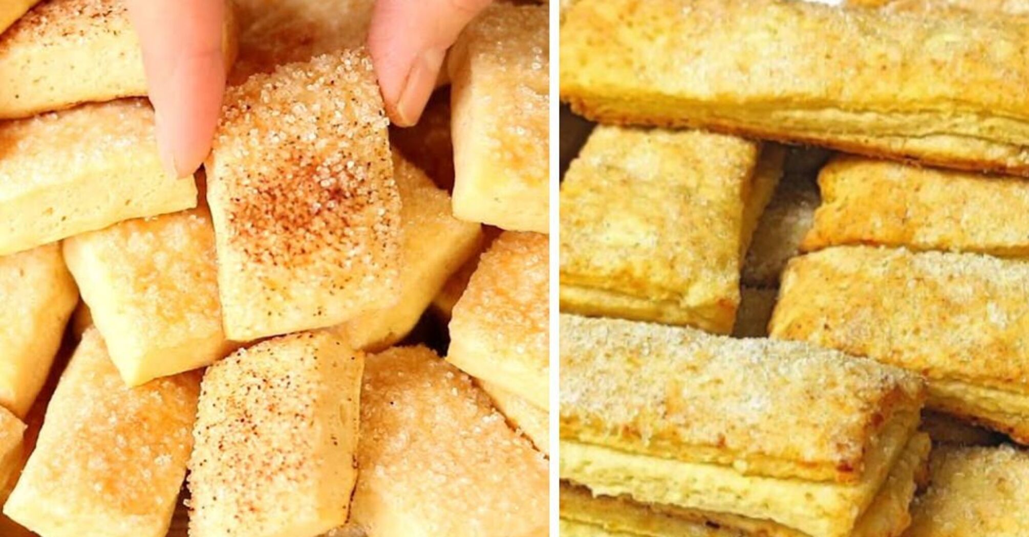 Incredibly tender and creamy: how to make layered cottage cheese cookies 