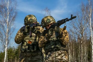 'Лютое сафари': бойцы из бригады НПУ показали эффектные кадры ближнего боя с оккупантами