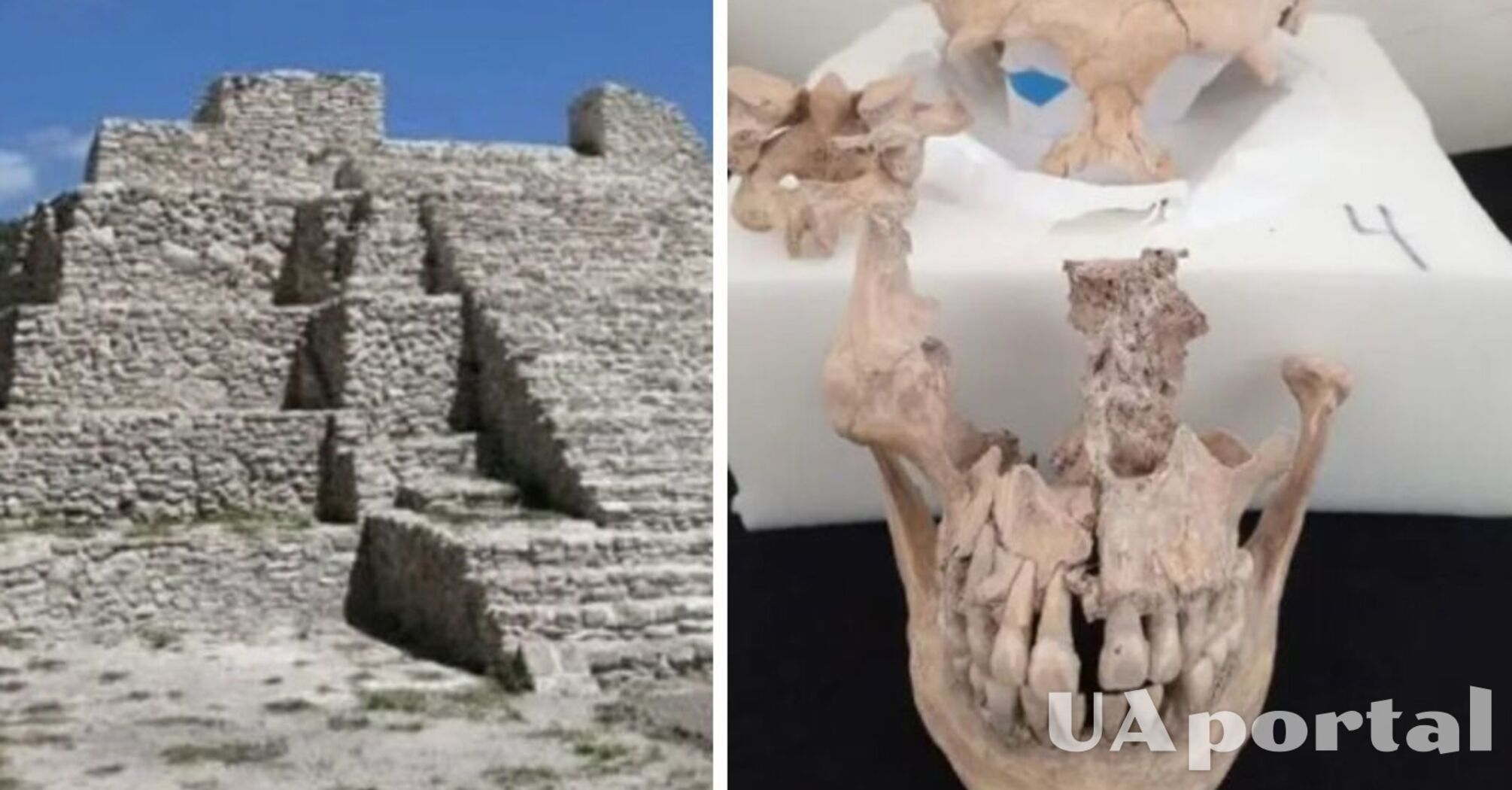 In the Mayan pyramid, they found evidence that ancient tribes cut off the heads of people for rituals (photo)