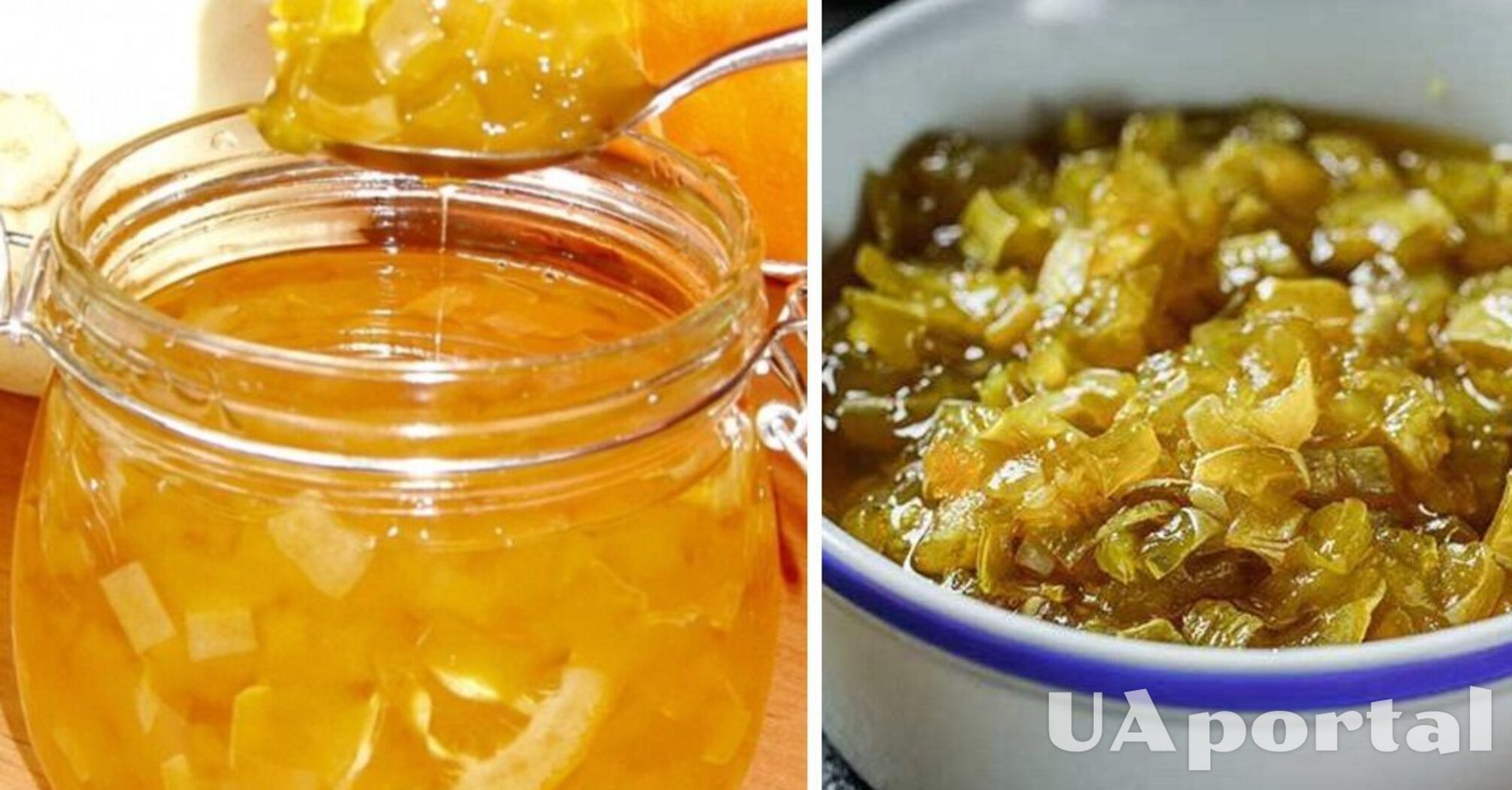 Кабачковое варенье с лимоном, имбирём и корицей